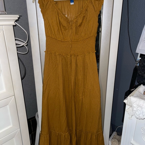 Cotton spring, summer dress. Very pretty and comfortable. - Picture 3 of 7